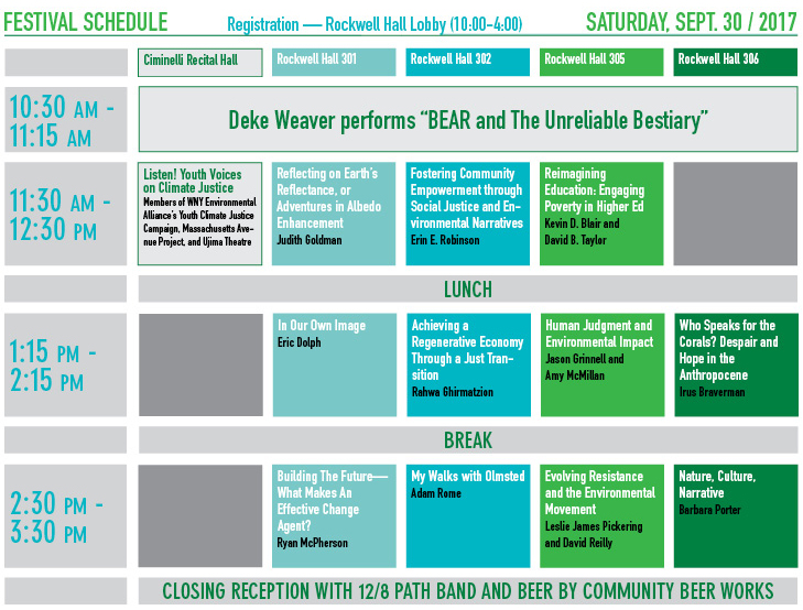 BHF 2017 Saturday Schedule - SCREEN